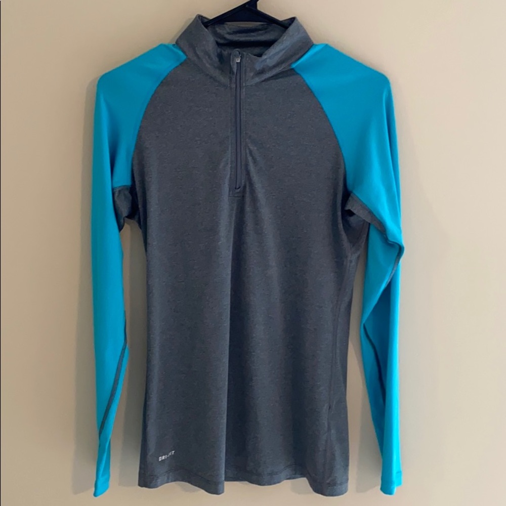 Dri-Fit Nike Pro Pullover Zip Up